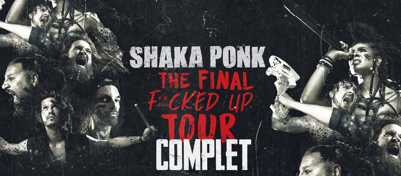 Concert de Shaka Ponk au Zenith de Paris (COMPLET)