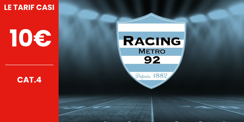 Les matchs : Racing 92