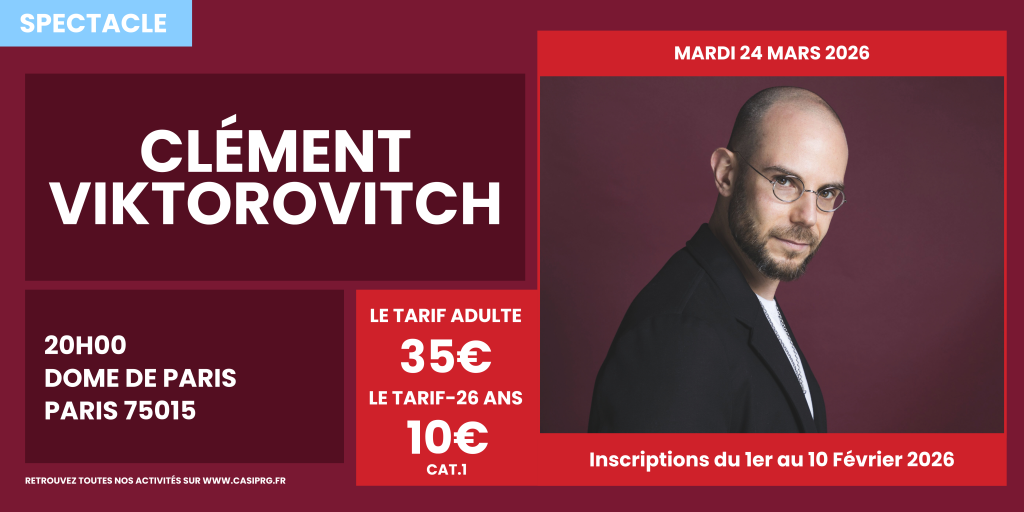 SPECTACLE - CLÉMENT VIKTOROVITCH
