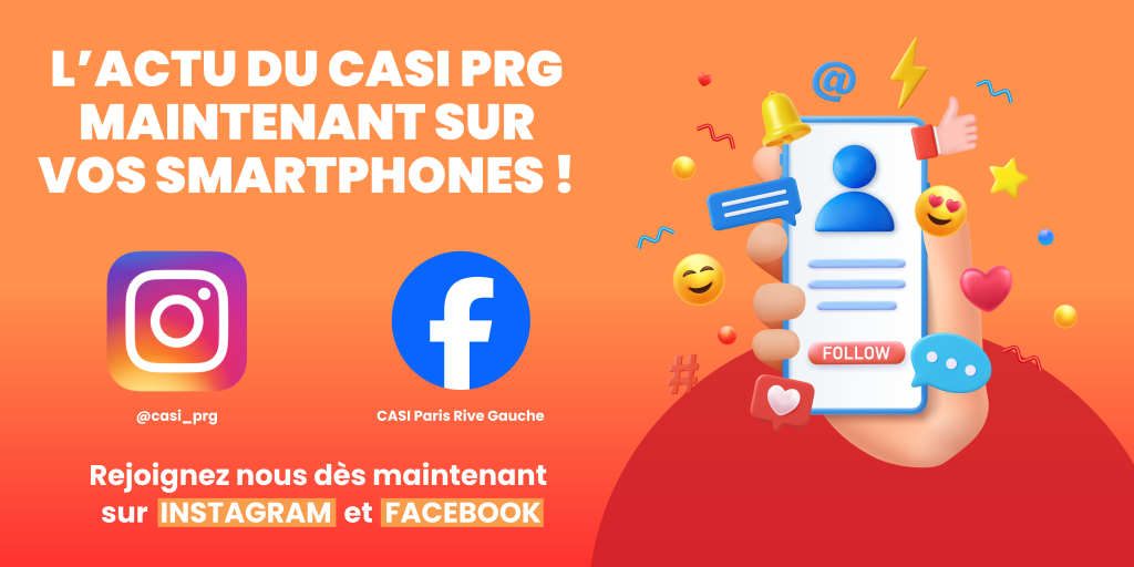 Votre CASI PRG sur Instagram & Facebook !